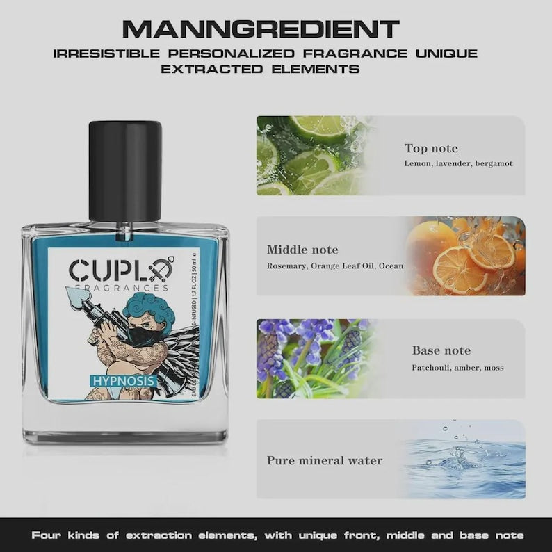Cupid Fragrances Original Cologne for Men with Unique Fragrance Formula 50ml Perfume